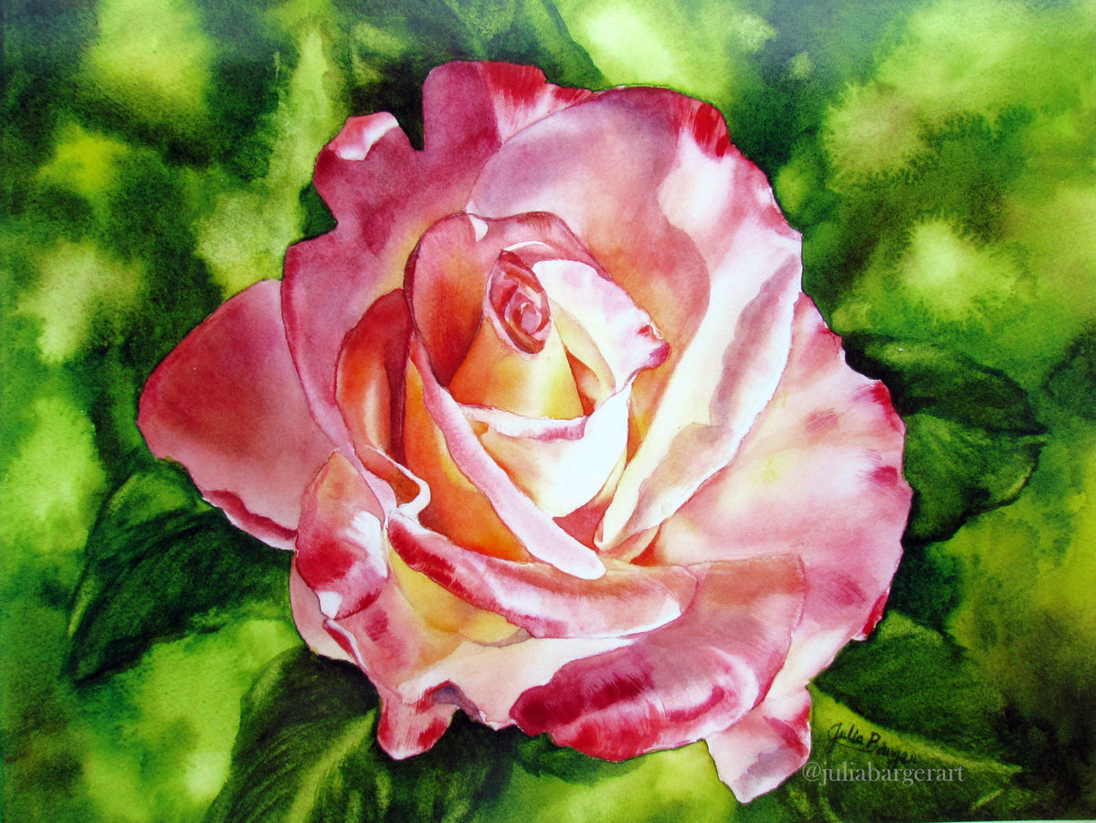 Premium Photo  Abstract Watercolor Rosewater Rhapsody Seamless Watercolor  Gardenia Galore