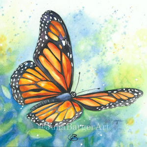 Monarch in Summer Splendor 8"x10" Print