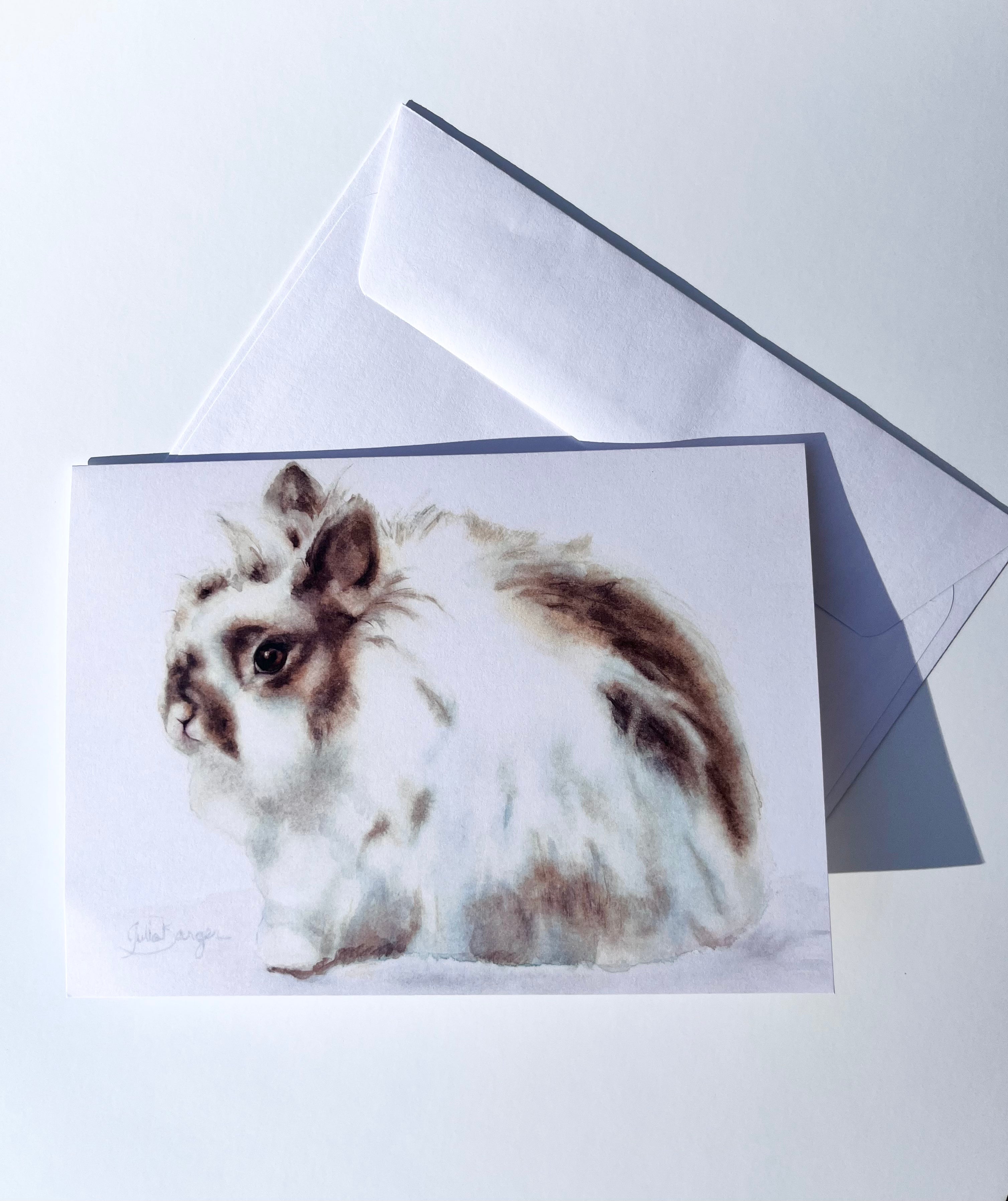 Jersey Wooly Rabbit Greeting Card